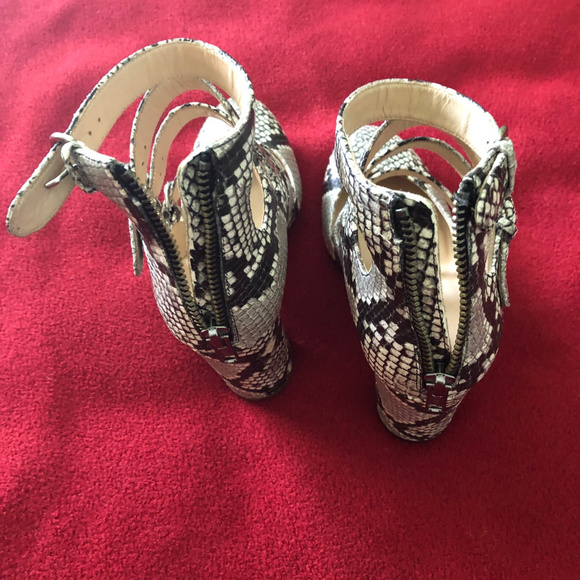 New J Crew Italian lizard buckle mary janes - Picture 3 of 4
